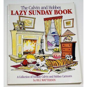 The Calvin and Hobbes Lazy Sunday Book by Bill Watterson (1989, Paperback) EUC